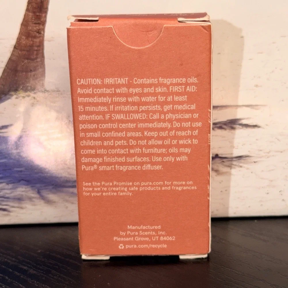 Pura Smart Scent Fragrance Refill Cinnamon Woods 0.33 fl oz 10mL New in Box